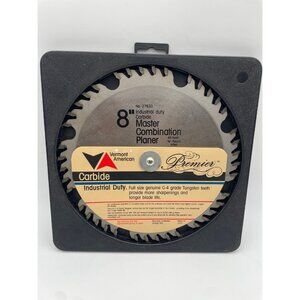 Vermont American #27633 8” Carbide Master Combination Planer 40T 5/8 Round Arbor